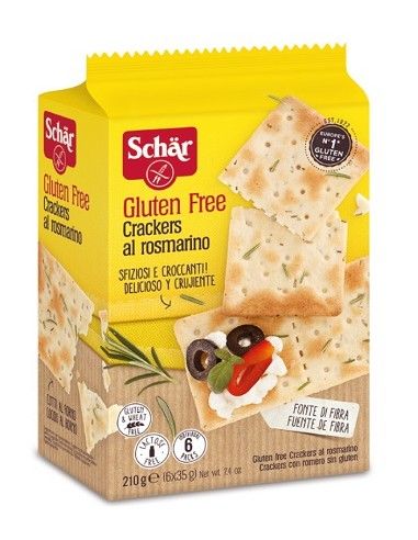 Schär Crackers al rosmarino - Confezione da 210 gr (6x35 gr)