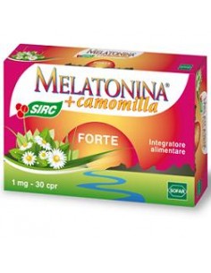 Melatonina ® + Camomilla SIRC FORTE Confezione da 30 cpr da 300 mg