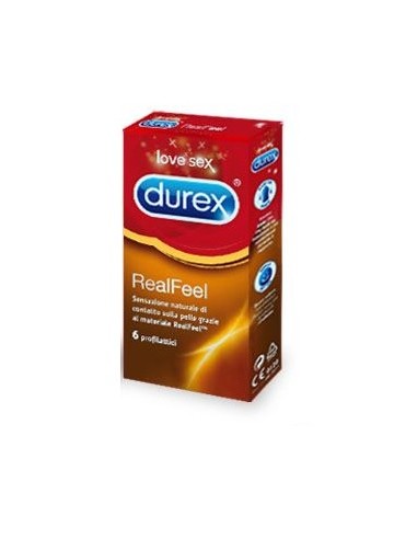 DUREX RealFeel Profilattici Extrastimolanti Confezione da 6 pezzi