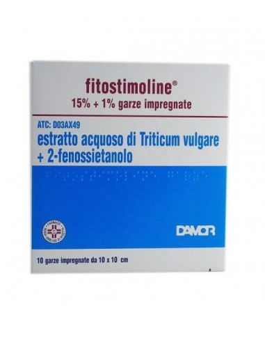 Fitostimoline 10 Garze Impregnate 15%