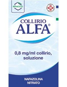 Collirio Alfa 0,8 mg/ml collirio, soluzione NAFAZOLINA NITRATO Flacone da 10 ml