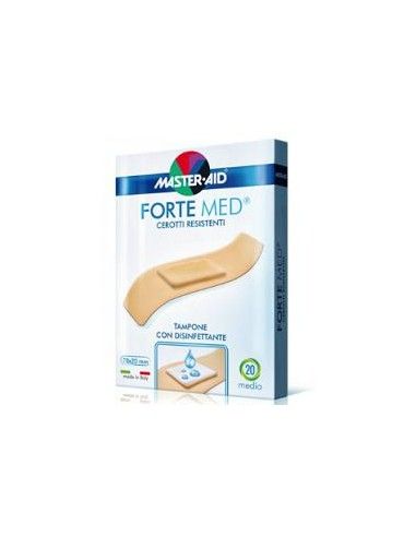 Master Aid Forte Med Cerotti Resistenti da 20 pezzi 78x20 mm (medio)
