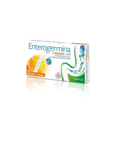 Enterogermina 10 Flaconi 4mld/5ml