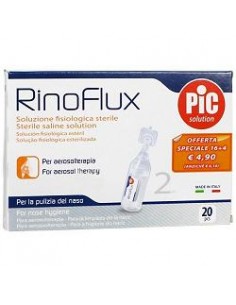 RinoFlux - Soluzione Fisiologica Sterile PIC 20 fiale da 2 ml
