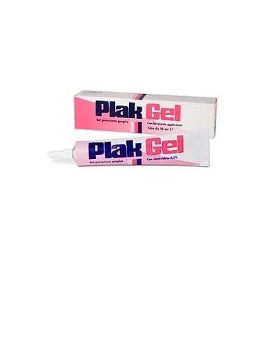 Plak ® Gel - Antiplacca Gengivale Tubo da 30 ml con beccuccio applicatore