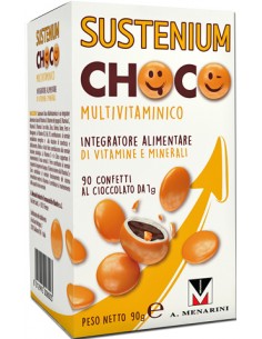 Sustenium Choco Multivitaminico 90 confetti al cioccolato da 1 grammo