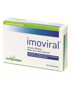 Imoviral - Integratore per le naturali difese dell’organismo Astuccio da 24 compresse da 410 mg