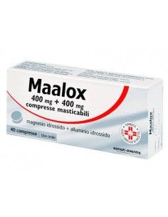 Maalox 40 Compresse Masticabili 400 mg + 400 mg