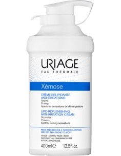 Uriage Eau Thermale Xémose - Crema liporestitutiva anti-irritazioni flacone airless con dosatore da 400 ml