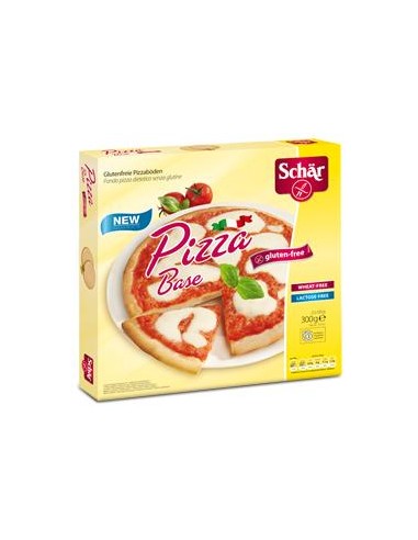 Schär Pizza Base Confezione da 300 g (2 fondi pizza da 150 g)