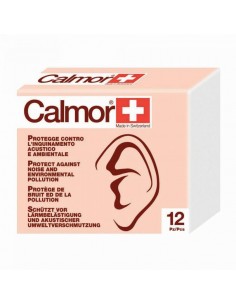 Calmor Tappi Auricolari – Protezione Inquinamento acustico Confezione 12 pezzi